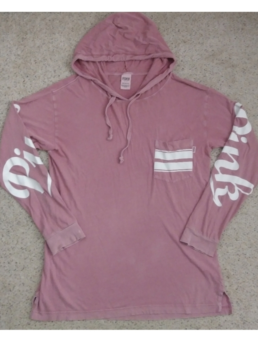 Pink long sleeve with Hood